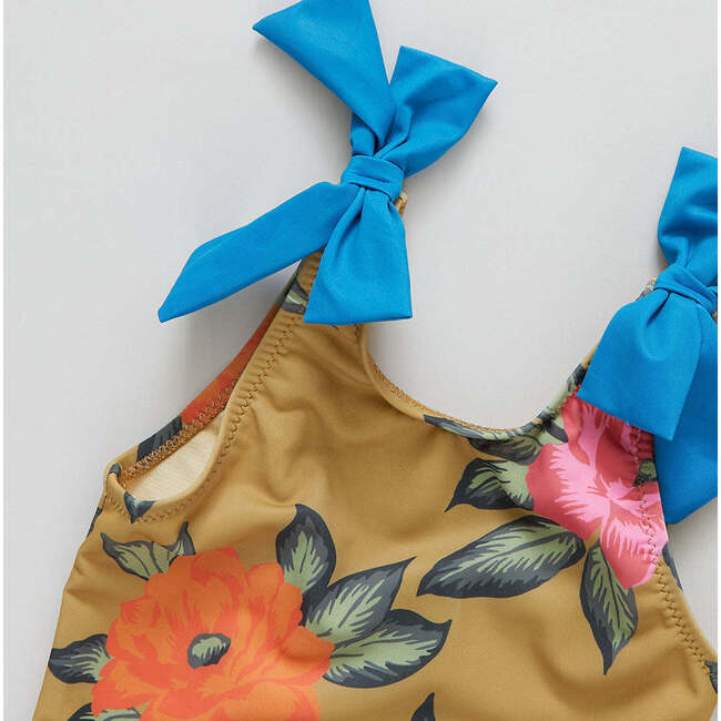 Girls Shelly Suit, Hawaiian Floral - One Pieces - 4