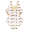 Girls Keller Suit, Pink Rainbow Trout - One Pieces - 5