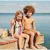Girls Quinn Suit, Multi Wide Stripe - One Pieces - 4