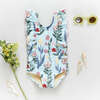 Girls Katniss Suit, Paper Floral - One Pieces - 5