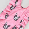 Girls Katniss Suit, Pink Boston Terrier - One Pieces - 4
