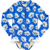 Girls Arden Suit, Blue Daisy - One Pieces - 1 - thumbnail