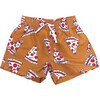 Boys Swim Trunk, Sienna Pizza - Swim Trunks - 1 - thumbnail