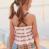 Girls Joy Tankini, Pink Rainbow Trout - Two Pieces - 5