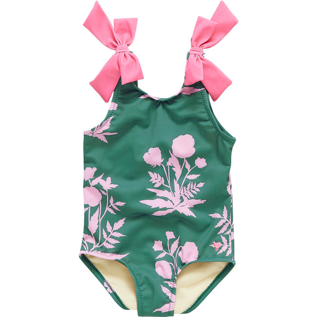 Girls Shelly Suit, Hunter Botanical - One Pieces - 1