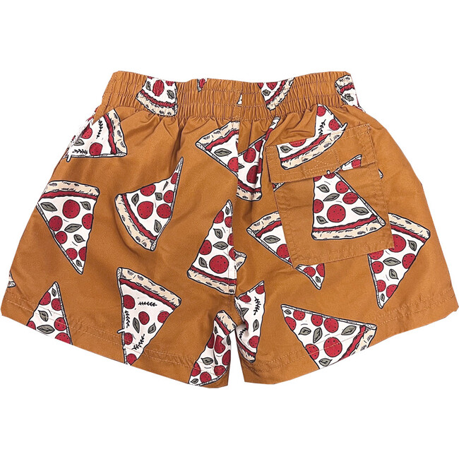 Boys Swim Trunk, Sienna Pizza - Swim Trunks - 5