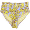 Womens Courtney Swim Bottom, Lavender Stem Floral - Two Pieces - 1 - thumbnail