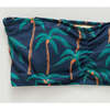 Womens Courtney Swim Top, Navy Palm Trees - Two Pieces - 3 - thumbnail
