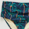 Womens Courtney Swim Bottom, Navy Palm Trees - Two Pieces - 2