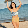 Womens Courtney Swim Bottom, Gold Triangle - Two Pieces - 2