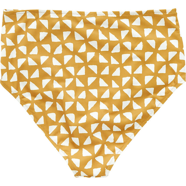 Womens Courtney Swim Bottom, Gold Triangle - Two Pieces - 5