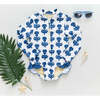 Baby Girls Arden Suit, Indigo Cornflower - One Pieces - 3
