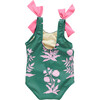 Girls Shelly Suit, Hunter Botanical - One Pieces - 6 - thumbnail
