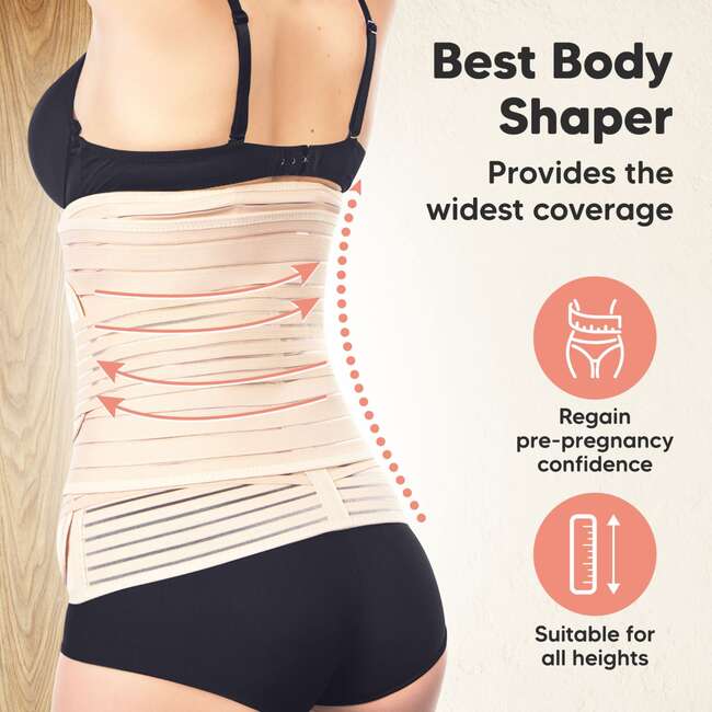 Revive 3-in-1 Postpartum Recovery Support Belt, Midnight Black - Belts - 4