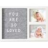 Heartfelt Picture Frame with Felt Letterboard, Alpine White - Frames - 1 - thumbnail