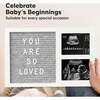 Heartfelt Picture Frame with Felt Letterboard, Alpine White - Frames - 5