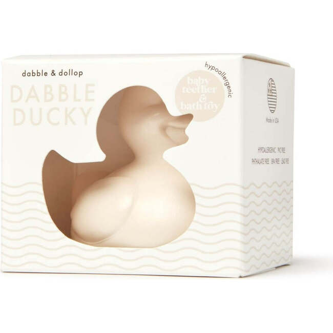 Dabble Ducky Bath Toy & Teether - Bath Accessories - 2
