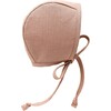 Wren Linen Bonnet Cotton-Lined, Rosy Brown - Hats - 1 - thumbnail