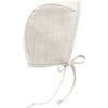 Sand Linen Bonnet Cotton-Lined, Tan - Hats - 1 - thumbnail