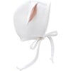 Lamb Bonnet Cotton-Lined, White - Hats - 1 - thumbnail