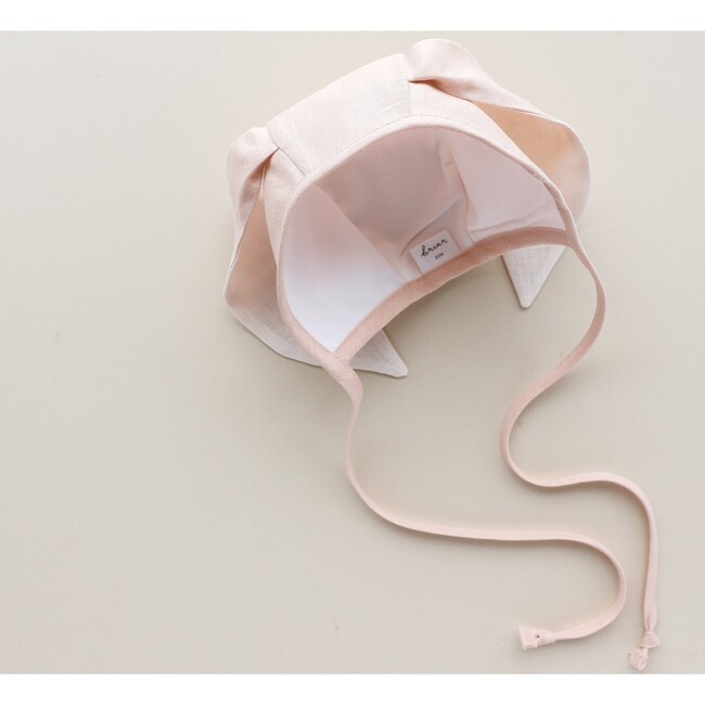 Dahlia Bunny Bonnet Cotton-Lined, Pink - Hats - 3