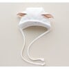 Lamb Bonnet Cotton-Lined, White - Hats - 3