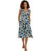 Women's Cheri Flutter Sleeve Dress, Ikat Floral - Dresses - 1 - thumbnail