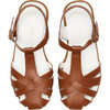 Sofia Sandal With Ankle Buckle, Tan - Sandals - 1 - thumbnail