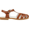 Sofia Sandal With Ankle Buckle, Tan - Sandals - 4