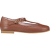 T-Bar Shoes, Dark Tan - Dress Shoes - 4