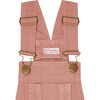 Linda Short Denim Dungarees, Pink - Overalls - 4