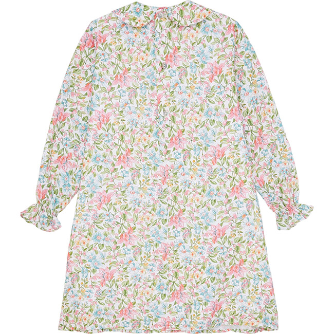 Cora Long Blouson Sleeve Smock Dress, Multi Floral