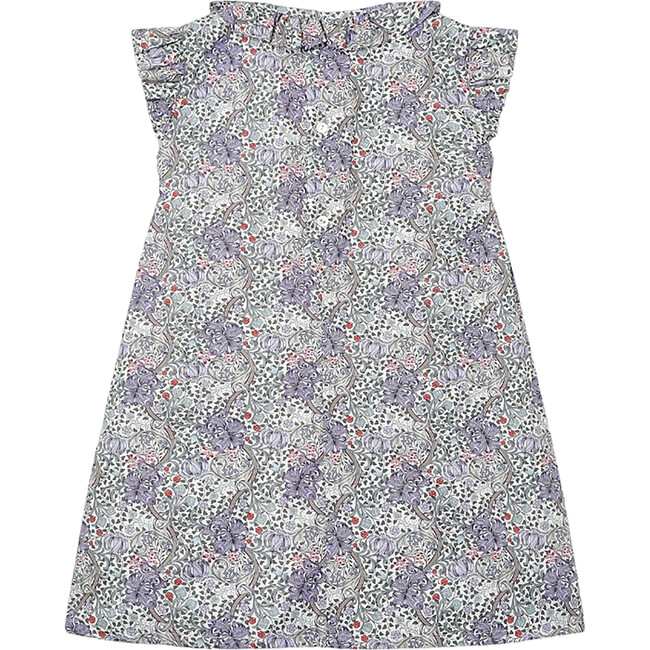 Beatrice A-Line Hand-Smocked Dress, Purple - Dresses - 3