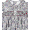 Beatrice A-Line Hand-Smocked Dress, Purple - Dresses - 4