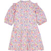 Isla Puff Sleeve Dress, Multi Floral - Dresses - 3 - thumbnail