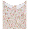 Catalina Long Puff Sleeve Smock Dress, Pink Floral - Dresses - 4