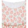 Paloma Fluttery Frill Dress, Red Strawberry - Dresses - 3