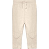 Danica Jersey Jogging Bottom, Oatmeal Melange - Sweatpants - 1 - thumbnail