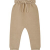 Fino Cotton Knit Trousers, Camel - Pants - 1 - thumbnail