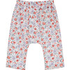 Alex Long Leg Pull-On Trouser, Red Floral - Pants - 3