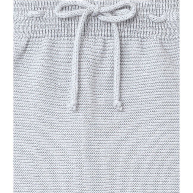 Fino Cotton Knit Trousers, Grey - Pants - 4