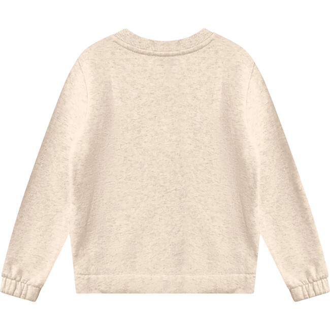 Allyson Jersey Sweatshirt, Oatmeal Melange - Sweatshirts - 3