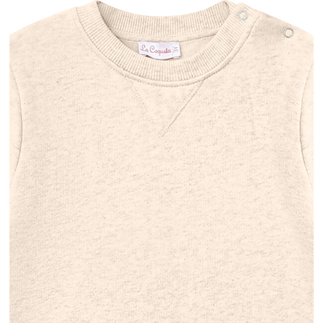 Allyson Jersey Sweatshirt, Oatmeal Melange - Sweatshirts - 4