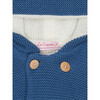 Desi Cotton Knitted Jacket, Blue - Coats - 4