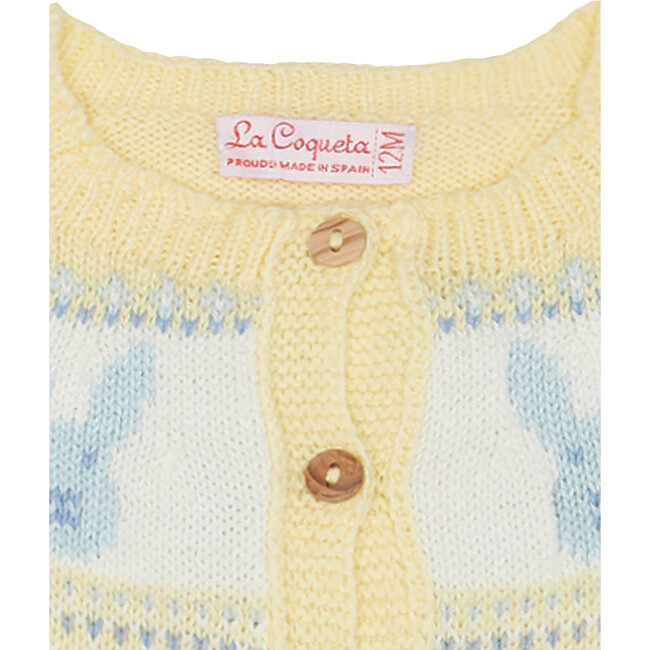 Calli Long Sleeve Cotton Set, Vanilla - Bodysuits - 4