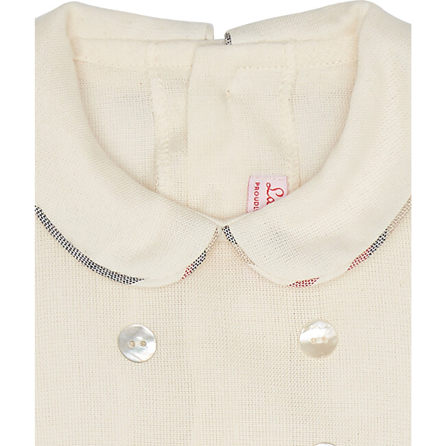 Porta Peter Pan Collar Set, Blue Stripe - Rompers - 4