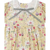 Eloisa Puff Sleeve Romper, Yellow Floral - Rompers - 4