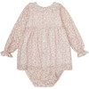 Catalina Puff Sleeve Smock Set, Pink Floral - Dresses - 3
