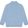 Brio Knit Collar Long Sleeve Jumper, Dusty Blue - Sweaters - 3