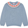 Cangrejo Knit Jumper, Blue - Sweaters - 1 - thumbnail